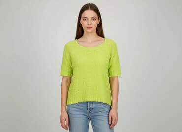 neonowy sweter zara: Sweter damski, rozmiar S — 1