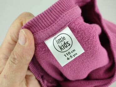 lidl podkoszulki dziewczęce: Sweatshirt, Little kids, 4-5 years, 104-110 cm, condition - Very good — 4