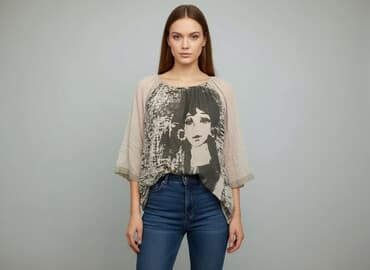 bluzki koszulowe czarne: Bluzka damska, rozmiar S — 8