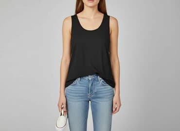 koszulka z długim rękawem h m: Mango, Top damski, rozmiar S — 7