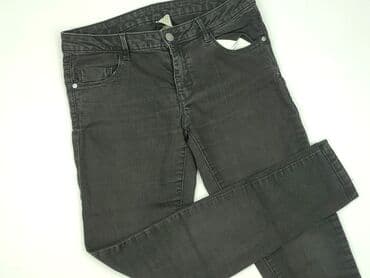 legginsy wzorzyste: Denim Co, Spodnie materiałowe damskie, rozmiar M — 1
