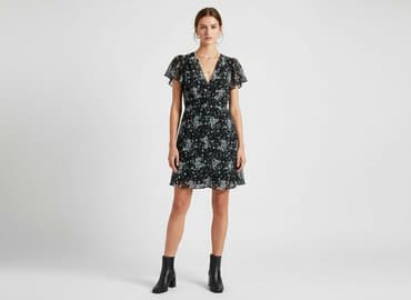 sukienka w kwiatki hm: H&M, Sukienka damska, rozmiar 2XS — 1