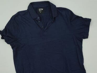 niebieski sweter sinsay: Sinsay, Koszulka polo dla mężczyzn, rozmiar L — 1