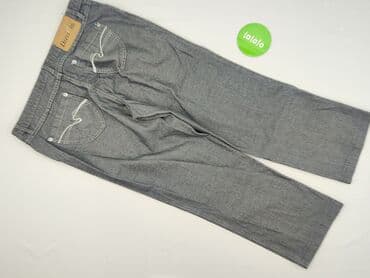 baggy grey jeans: Spodnie materiałowe damskie, rozmiar XL — 3