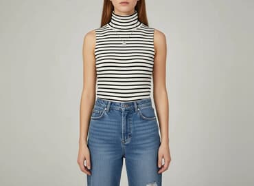 sinsay bluza w paski: Sinsay, Top damski, rozmiar S — 1