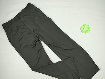 elegancki czarny garnitur damski: Spodnie materiałowe damskie, rozmiar L — 3