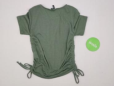 bluzki czerwone: Pieces, T-shirt damski, rozmiar M — 3
