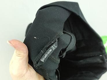 klapki na platformie vices: Stradivarius, Spodnie materiałowe damskie, rozmiar S — 4