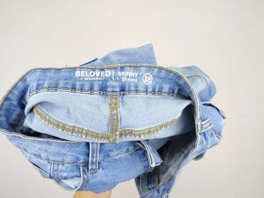 legginsy woskowane z wysokim stanem: Beloved, Jeansy damskie, rozmiar M — 4