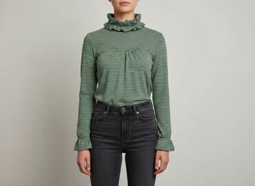 bluzki z golfem: Bluzka damska, rozmiar S — 6