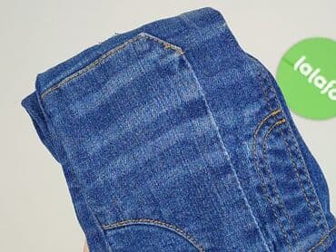 koszulka z traktorem dla dziecka: Denim pants, 12-18 months, condition - Very good — 5