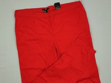 H&M, Material trousers for women, size 2XL (EU 44)