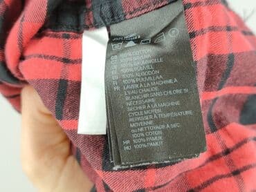koszulki basic uniqlo: Shirt 10 years, condition - Very good, pattern - Cell, color - Red — 5