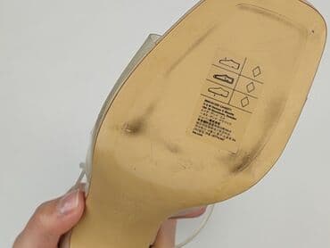 gino rossi klapki z futerkiem: H&M, Klapki damskie, rozmiar 38 — 5