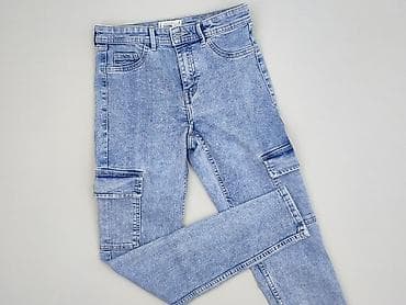 dżinsy cargo: Denim, Jeansy damskie, rozmiar S — 1