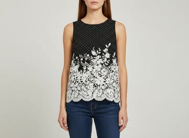 bluzki damskie dopasowane: F&F, Bluzka damska, rozmiar L — 6