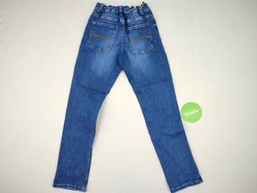 czarne woskowane spodnie: Jeans, Next, 12 years, 146/152, condition - Perfect — 3