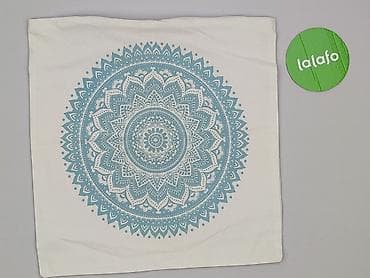 serwetki: Poszewka dekoracyjna na poduszkę – mandala - Wzór: turkusowa mandala — 2