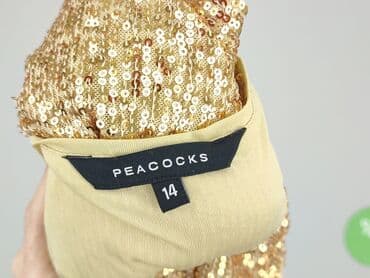 kombinezon damski piżama: Peacocks, Bluzka damska, XL — 4