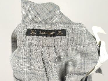 spodnie z c a: Zara, Material trousers for women, size M — 5