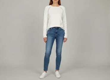 kurtki zimowe damskie c a: CAMAIEU, Sweter damski, rozmiar S — 6