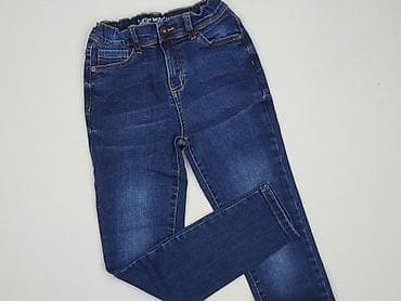 peacocks sweter: Spodnie jeansowe, DenimCo, 10 lat, 140, stan - Idealny — 1