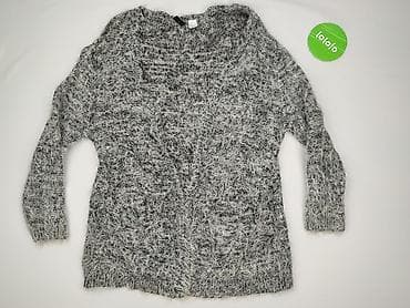 sweter w chmurki: Sweter damski, rozmiar M — 2