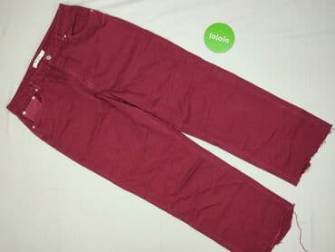 jeansy bordowe damskie: NA-KD, Jeansy damskie, rozmiar L — 2