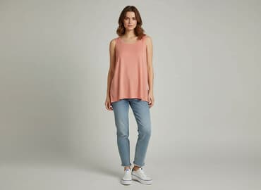 bluzki bezszwowe: T-shirt damski, rozmiar L — 7