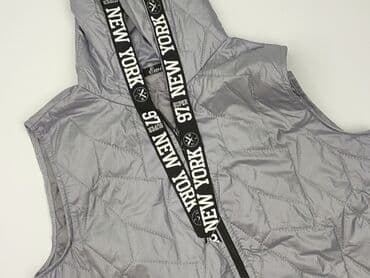 kurtka puchowa z kapturem krzyżówka: Kamizelka damska, 4XL — 1