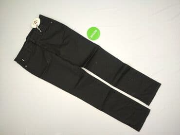 modbis sukienki dla puszystych: Material trousers for women, size M (EU 38) — 2