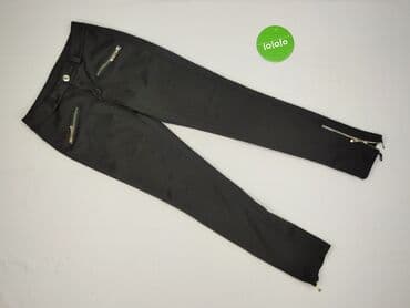 legginsy damskie marszczone: Material trousers for women, size S (EU 36) — 2