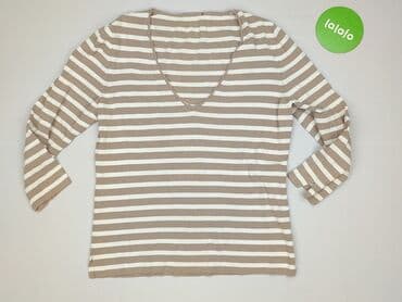 biała bluzka z dekoltem v: Women's blouse, size S — 3