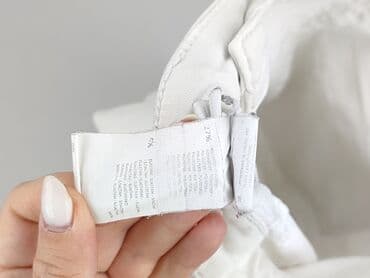 białe jeansy z wysokim stanem: Jeansy damskie, rozmiar S — 5