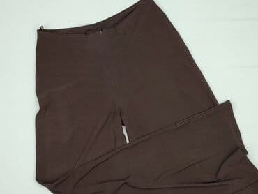 legginsy damskie plus size: Material trousers for women, size XL (EU 42) — 1