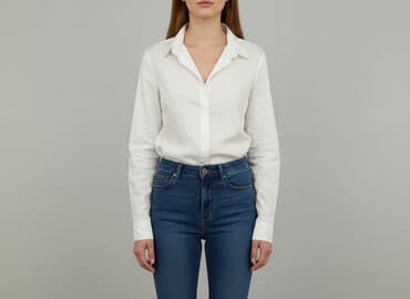 bluzki białe długi rekaw: Top Secret, Koszula damska, rozmiar M — 6