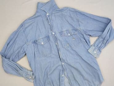 koszula niebieska hm: Denim, Koszula damska, rozmiar L — 1