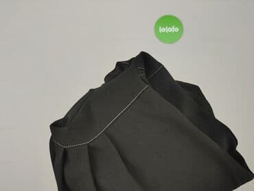 czarna sukienka z przezroczystymi rękawami: Women`s dress, size S — 5