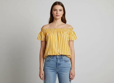 bluzki z odkrytymi ramionami mohito: Pimkie, Bluzka damska, rozmiar M — 6