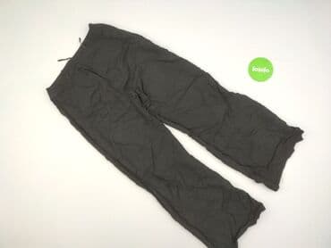 jeansy damskie podarte: Material trousers for women, size L (EU 40) — 2