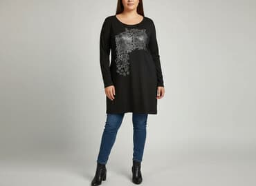 elegancka sukienki wieczorowa midi: Women`s dress, size XL — 1