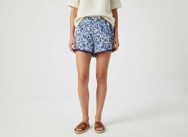 szorty w cytryny hm: H&M, Szorty damskie, rozmiar L — 7