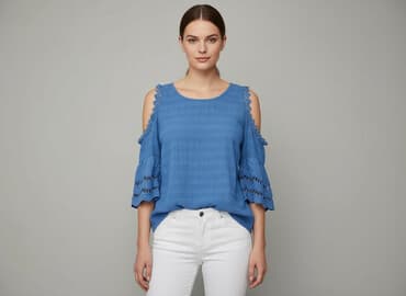 bluzka damska na jedno ramię: Bluzka damska, rozmiar S — 1