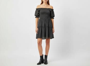 sukienka z bufkami zalando: Sukienka damska, rozmiar L — 1