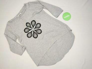 sweter piórkowy na drutach: Bluzka damska, rozmiar L — 2