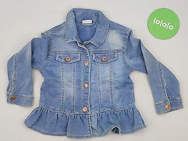 bluzki z motylem: Dziecięca kurtka jeansowa, 2-3 lat, 92-98 cm, F&F, stan - Bardzo dobry — 2