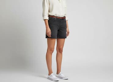 spodenki krótkie skórzane: Kiabi, Szorty damskie, rozmiar M — 6