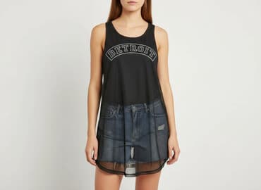 siateczkowy t shirty: FB Sister, Top damski, rozmiar S — 1