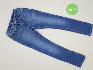 srebrne sandały deezee: Spodnie jeansowe, 8 lat, 128, stan - Bardzo dobry — 2
