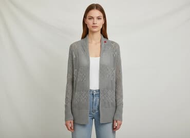 byolala kurtki zimowe: Kardigan damski, rozmiar S — 7